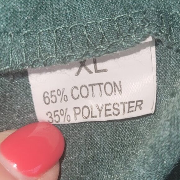 Merry Christmas 2 Short Sleeve T-Shirt Gray & Green Xmas Women's Size XL - Picture 15 of 16